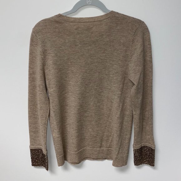 Zadig & Voltaire Beige Crew Neck Sweater - Picture 2 of 2